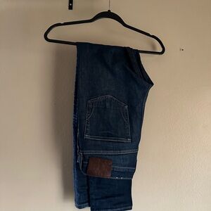 All Saints Dark Blue Cigarette Jeans